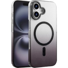 Uravas Store Apple iPhone 16 Plus Glossy Magsafe Kapak - Siyah