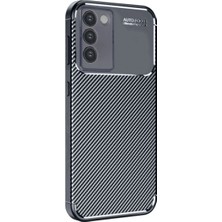 Mudanis Vivo V30 Lite 4g Kılıf Auto Focus Karbon Kapak - Siyah