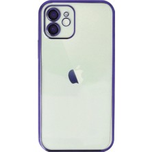 Royaleks Apple Iphone 11 Kılıf Razer Lensli Silikon - Mor