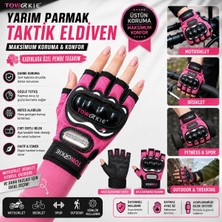 Beneficio Pembe Motosiklet Eldiveni Yazlık Hava Alan Korumalı Dokunmatik Uyumlu Ts En 13594 Sertifikalı