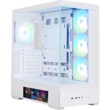 Zalman P40 Ds Whıte Gaming Mit-Tower Pc Kasası Beyaz