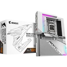 Gigabyte Gıgabyte B650E Aorus Stealth Ice Ddr5 HDMI Dp  Pcıe 5.0 Am5 Atx Beyaz