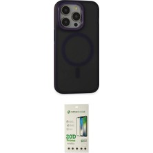 Teknoparkx Ieg™ Iphone 14 Pro Kılıf Ahenk Form Serisi - Siyah 20D Premium Cam Ekran Koruyucu Tknprk-Tkaks
