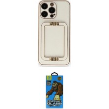 Teknoparkx Ieg™ Iphone 14 Pro Max Kılıf Kozmos Minimal Prime - Siyah 18D Cam Ekran Koruyucu Tknprk-Tkaks3