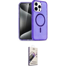 Teknoparkx Ieg™ Iphone 15 Pro Max Kılıf Nova Asil Prime - Siyah Bilvis 3D Mat Cam Ekran Koruyucu Tknprk-T