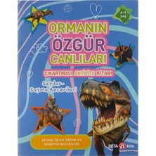 Beta Kids Ormanın Özgür Canlıları - Çıkartmalı Aktivite Kitabı (Kapak Değişebilir)