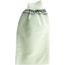 Elitse Beyaz Banyo Hamam Kesesi Lastikli 25X17 cm