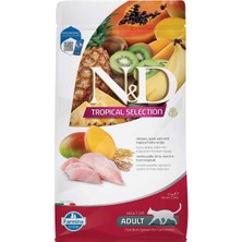 Nd Nd Selection Tavuklu ve Tropikal Meyveli Yetişkin Kedi Maması 1,5 kg