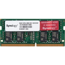 Synology 8gb Ddr4 3200MHZ Ecc Notebook Ram / D4ES01-8G