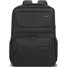 Mack Business x MCC-804 14.1 Inç Laptop Sırt Çantası, Mackbook Sırt Çantası, USB Şarj Portlu Bilgisa