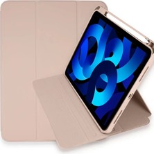 Uravas Store Apple iPad Pro 11 (2021) Kılıf Starling 360 Kalemlikli Tablet Kılıf - Rose Gold