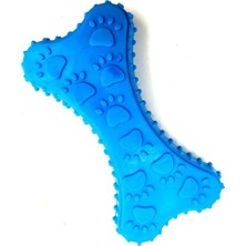 Tasma Market 10CM Kemik Köpek Diş Kaşıma Oyuncağı Mavi
