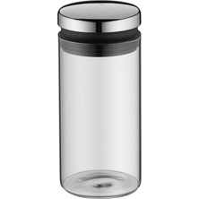Wmf Cam Saklama Kavanozu, 1 L, 21,5 Cm, Kapaklı, Geniş Ağızlı, Kahve Çekirdeği, Müsli ve Kuru Gıda S