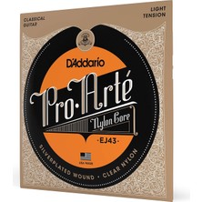 D'addario EJ43 Klasik Gitar Tel Seti (4/4), Silverplated Wound cl