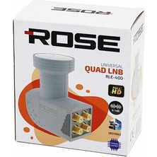 Go İthalat 4lü Uydu Lnb Unıversal Quad Full Hd -  3D - 0.1db RLE-400 (5297)