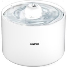 Haustier WF013 Seramik Otomatik Kedi Su Sebili,kedi Su Çeşmesi, Su Pınarı 2lt Geniş Hazne, Ultra Ses