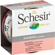 Schesir Yetişkin Kedi Konservesi 85 gr Somonlu