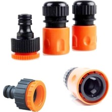 Hero 1/2" Hortum Musluk Bağlantı Adaptörü (2 Adet) + 1/2-3/4" Musluk Adaptörü