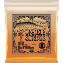 Ernie Ball Ukulele Ball End Şeffaf Naylon Ipler