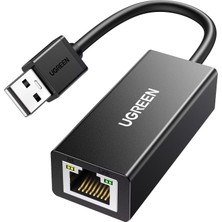 Ugreen USB 2.0 RJ45 Ethernet Adaptörü 100MBPS Mac Os Windows 10 8 7 Pc Dizüstü Bilgisayar Switch Vb.