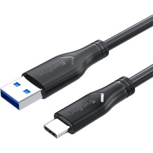 Veggieg USB 3.0 To Type-C 60W 10GBPS Data ve Şarj Kablosu 1 Metre