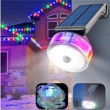 Hero Güneş Enerjili 2 Adet Beyaz Hareket Sensörlü Dış Mekan Aydınlatma + 8 Metre Rgb Peri LED YD-2333