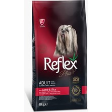 Reflex Kuzu Etli ve Pririnçli Yetişkin Küçük Irk Köpek Maması - 8 kg