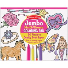 Melissa  Doug - Dev Boyama Kitabı, Pembe (14225)