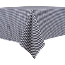 Destalya Masa Örtüsü, 162 x 168 cm Siyah Sofra ÖRTÜSÜ,%100 Pamuk, Örtüsü, Zifir Sofra Masa Örtüsü (S