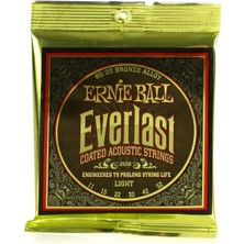 Ernie Ball Hafif Kaplamalı 80/20 Bronz Akustik Gitar Telleri, Ölçü 11-52
