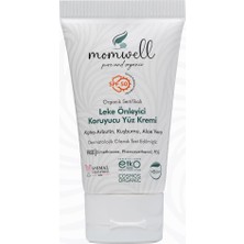 Momwell Organik Leke Önleyici Koruyucu Yüz Güneş Kremi SPF50 50ML