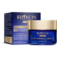 Bioxcin Age Reverse Kırışıklık Karşıtı Gece Kremi 50 ml – Retinol, Kolajen, Hyaluronik Asit ve Bitki