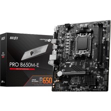 MSI Msı MB Pro B650M-E Am5 Ddr5 6800MHZ(OC) HDMI VGA M.2 Usb3.2 2.5g Lan Matx