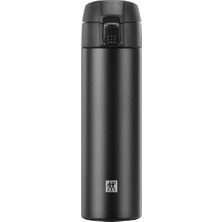 Zwilling Thermo Matara, 7 Saat Sıcak 12 Saat Soğuk Tutar, Paslanmaz Çelik, Siyah, 450 ml