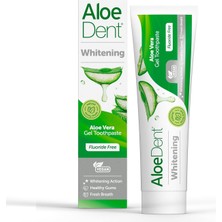 AloeDent Aloe Dent Whitening, Ekstra Beyazlatıcı Diş Macunu, Florürsüz, 100 ml