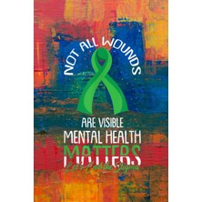 Hero Plants And Lawn Care Log Book: Not All Wounds Are Visible Mental Health Awareness