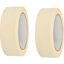 Tify 2 Adet Maskeleme Bandı Bandı 36MM x 25M Kağıt Bant