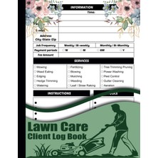 Hero Lawn Care Client Log Book: Keep Track Of Your Clients' Appointments And Information, 120 Pages, 8.5