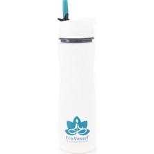 Eco Vessel Aqua Vessel Insulated Filtre Bottle Termos 0.50 Lt, Beyaz