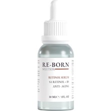 Re-Born Solution Retinol Serum%1 Retinol + B5 Anti - Aging, 30 ml