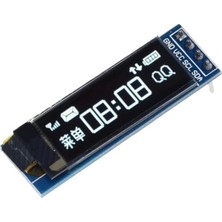 Sanec 0.91 Inch I2C 128X32 OLED Ekran Beyaz (Arduino Uyumlu)