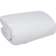 Taç Relax Düz Polyester Yorgan, Beyaz, King Size
