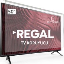 Hero Regal 50V01900 Tv Ekran Koruyucu - Regal 50" Inç 126CM Tv Ekran Koruyucu Şeffaf Paneli