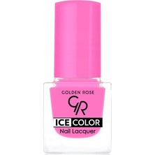 Golden Rose Ice Color Nail Lacquer No: 201 - Parlak Bitişli Mini Oje 6 ml