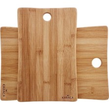 Karaca Bamboo 2'li Bambu Kesme Tahtası 30/35 cm