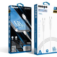 Hero Onopo Android Uyumlu Type-C To Type-C Pd 25W Hızlı Şarj ve Data Kablosu 100CM - P5 | 25W Hızlı Şarj