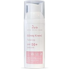 Doa Skin Care Tone-Up Güneş Kremi SPF50+ (60ML), Cilt Tonu Eşitleyici  Kızarıklık Giderici