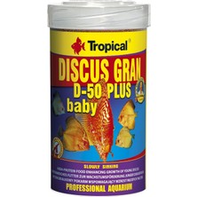 Tropical Discusgran D-50 Baby Yavru Discus Balıkları Için Renklendirici Yem 100 ml