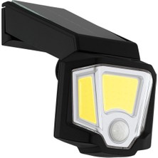 Eglo 48835 Dış Mekan Güneş Enerjili Siyah Plastik Sensörlü Solar Aydınlatma LED : 10W Boy: 17 C