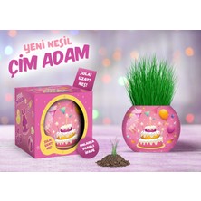 Yuup Doğum Günü Temalı Çim Adam 6'lı Set – Çocuklar Için Eğitici ve Eğlenceli Bitki Yetiştirme Kiti